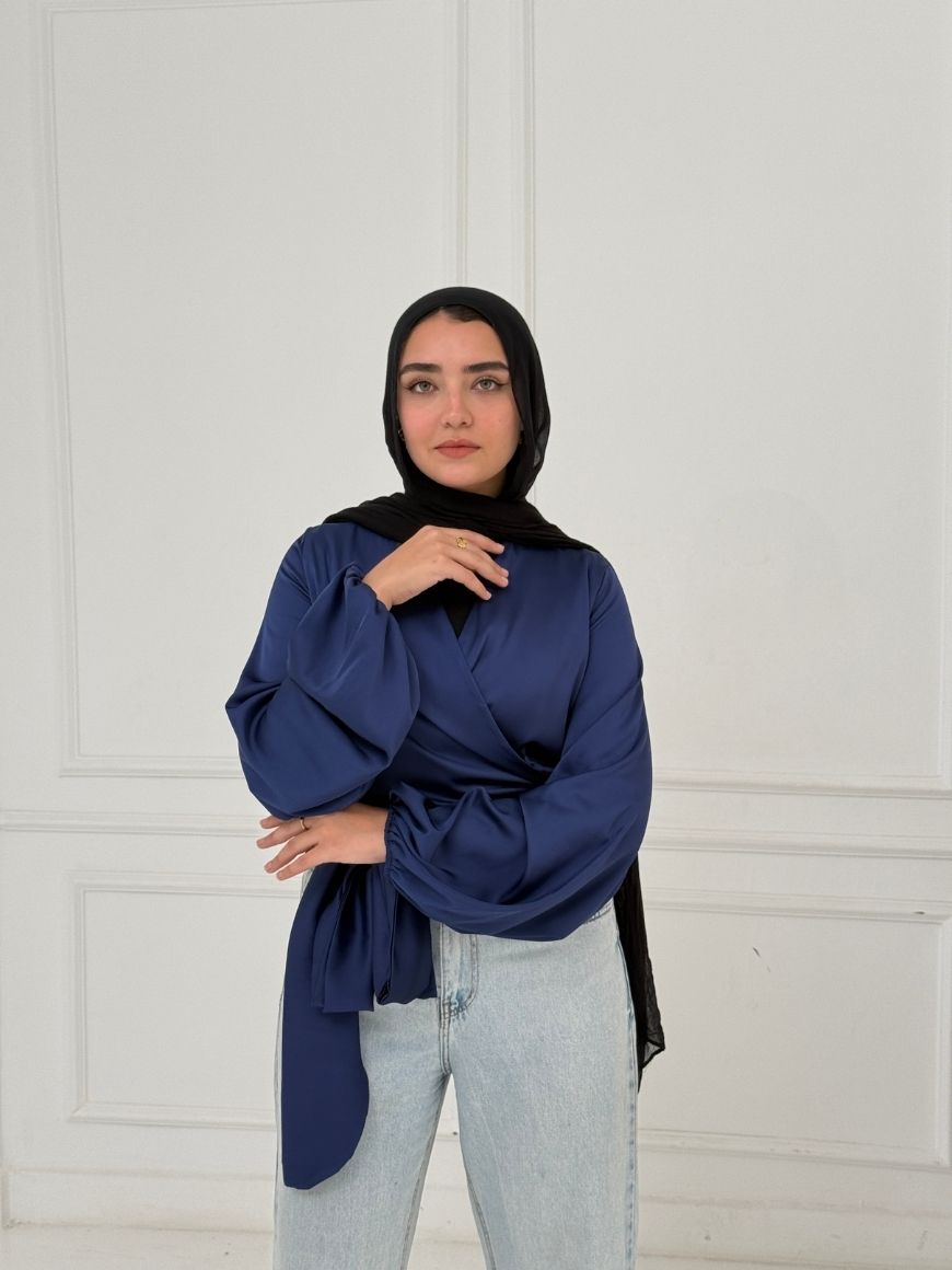 WRAPPED BLOUSE