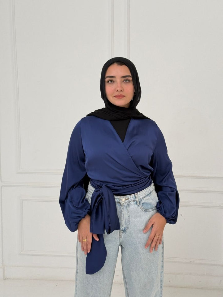 WRAPPED BLOUSE