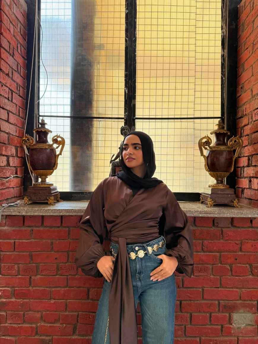 WRAPPED BLOUSE