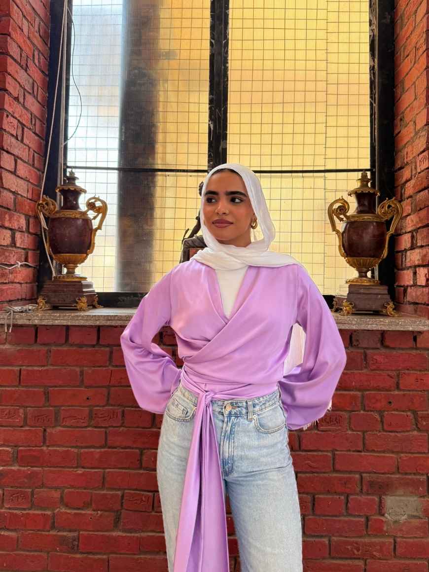WRAPPED BLOUSE