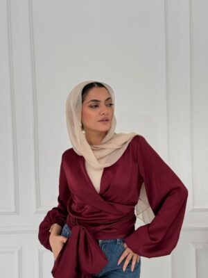 WRAPPED BLOUSE